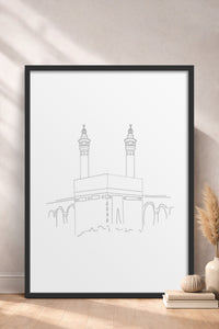 HOMEPACK Ahşap Çerçeveli Tablo Çerçeveli Poster Sanatsal Modern Duvar Dekoru TK-1207