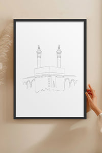 HOMEPACK Ahşap Çerçeveli Tablo Çerçeveli Poster Sanatsal Modern Duvar Dekoru TK-1207