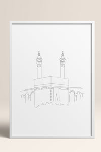 HOMEPACK Ahşap Çerçeveli Tablo Çerçeveli Poster Sanatsal Modern Duvar Dekoru TK-1207