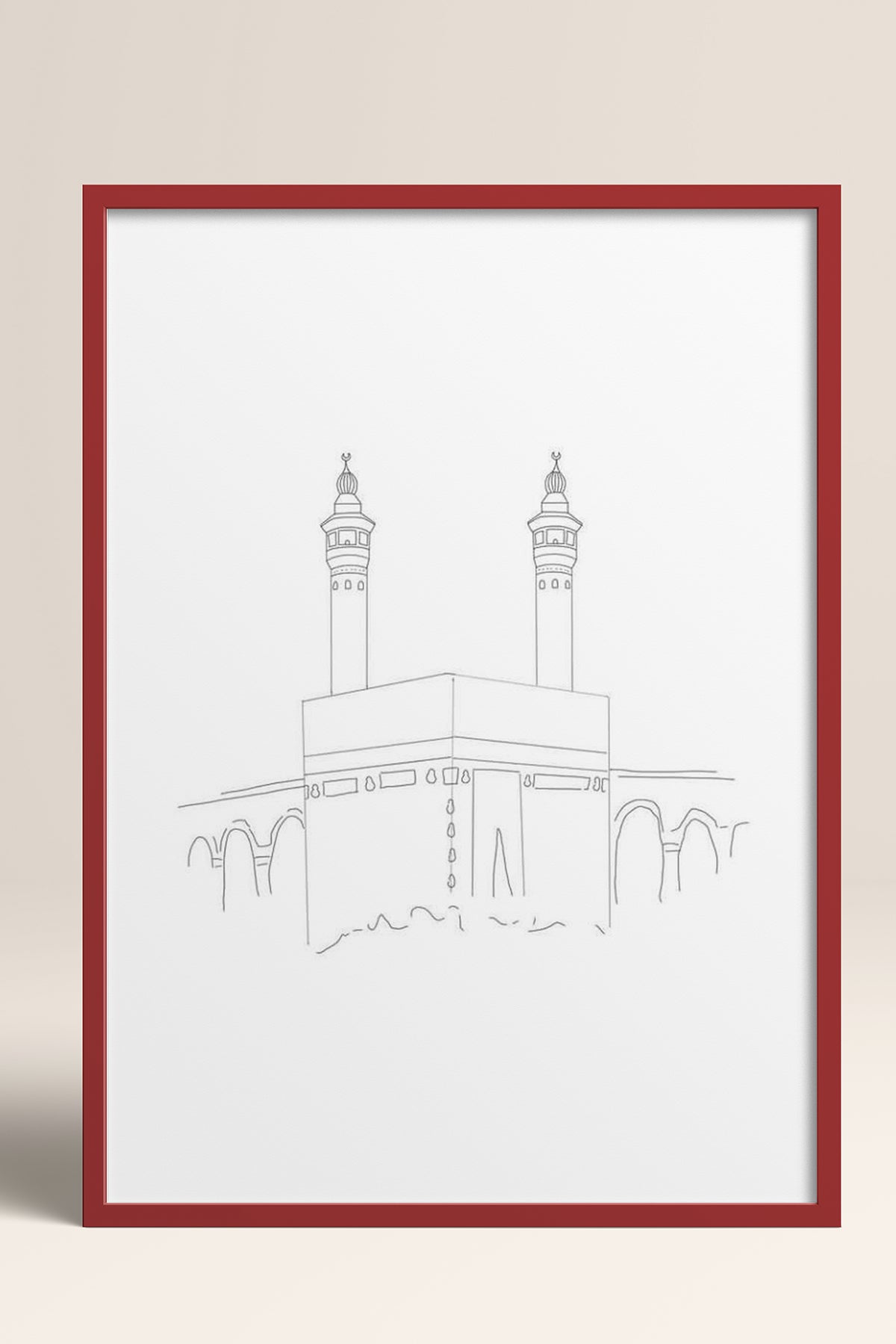 HOMEPACK Ahşap Çerçeveli Tablo Çerçeveli Poster Sanatsal Modern Duvar Dekoru TK-1207