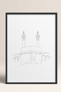 HOMEPACK Ahşap Çerçeveli Tablo Çerçeveli Poster Sanatsal Modern Duvar Dekoru TK-1207