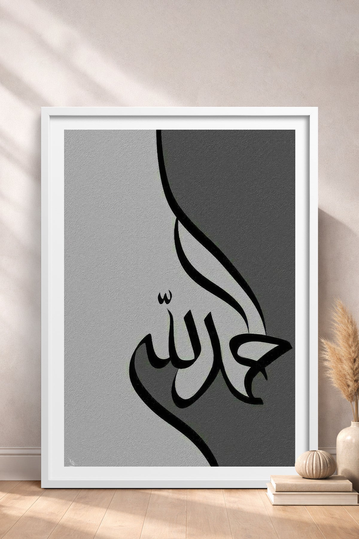 HOMEPACK Ahşap Çerçeveli Tablo Çerçeveli Poster Sanatsal Modern Duvar Dekoru TK-1210