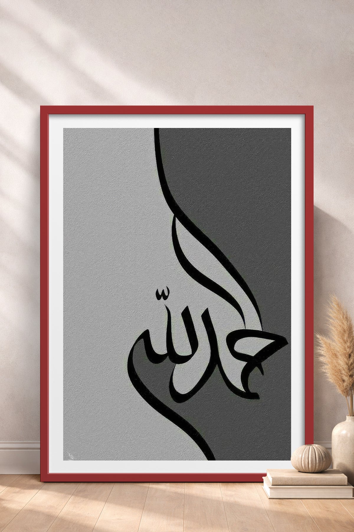 HOMEPACK Ahşap Çerçeveli Tablo Çerçeveli Poster Sanatsal Modern Duvar Dekoru TK-1210