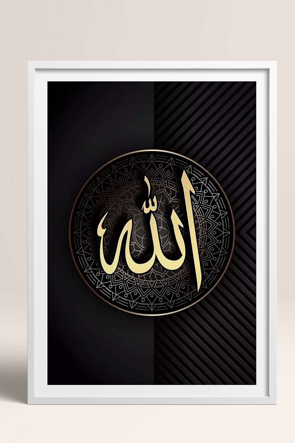 HOMEPACK Ahşap Çerçeveli Tablo Çerçeveli Poster Sanatsal Modern Duvar Dekoru TK-1212