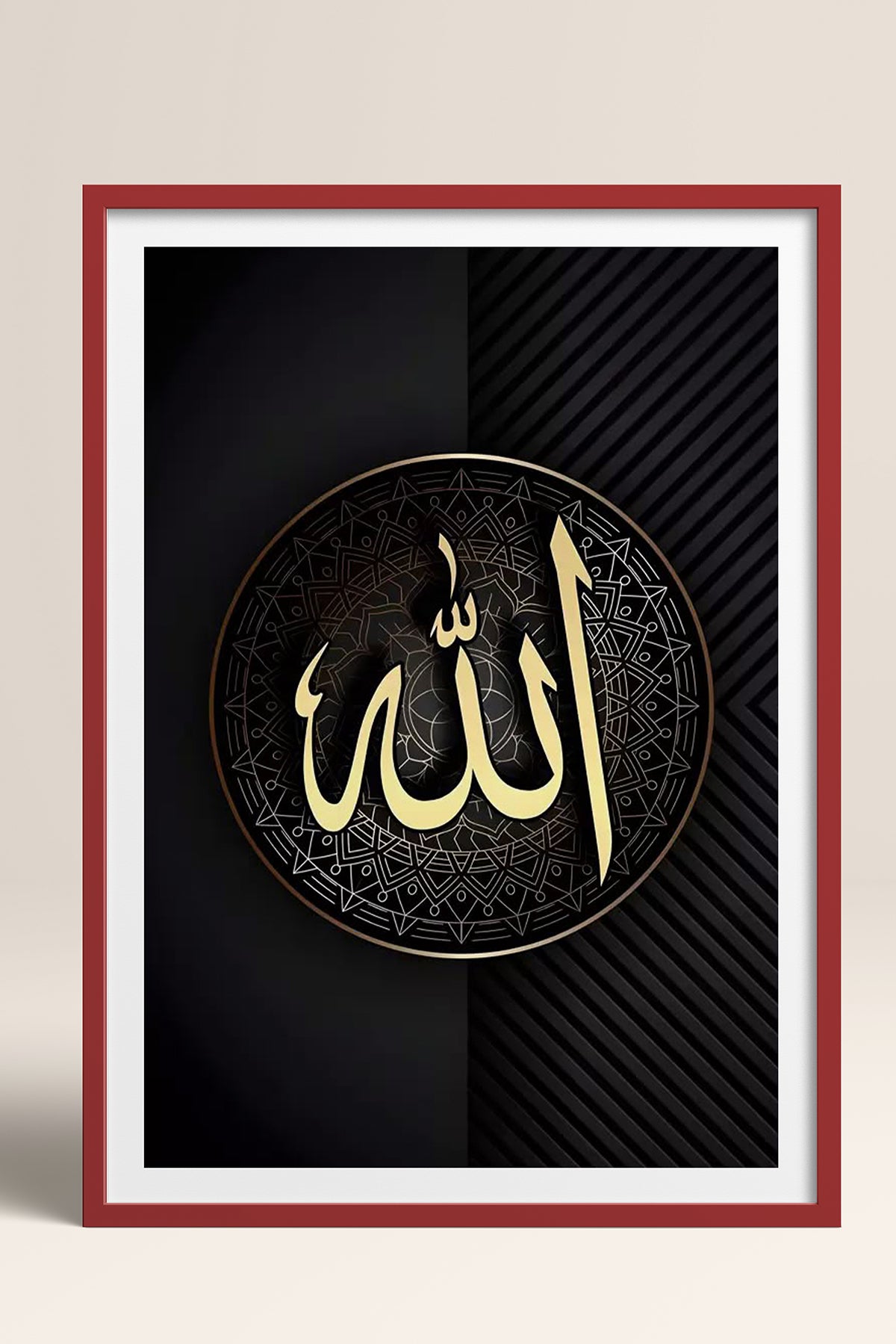 HOMEPACK Ahşap Çerçeveli Tablo Çerçeveli Poster Sanatsal Modern Duvar Dekoru TK-1212