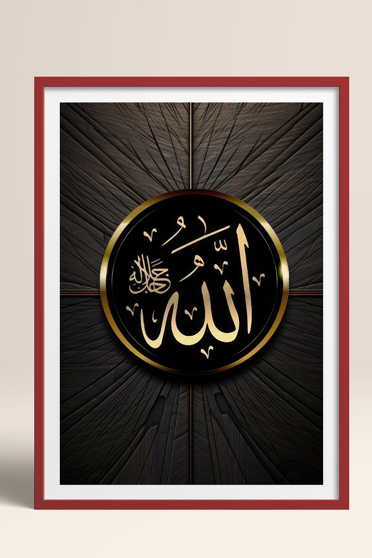 HOMEPACK Ahşap Çerçeveli Tablo Çerçeveli Poster Sanatsal Modern Duvar Dekoru TK-1213