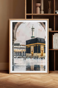 HOMEPACK Ahşap Çerçeveli Tablo Çerçeveli Poster Sanatsal Modern Duvar Dekoru TK-1215