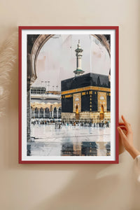 HOMEPACK Ahşap Çerçeveli Tablo Çerçeveli Poster Sanatsal Modern Duvar Dekoru TK-1215