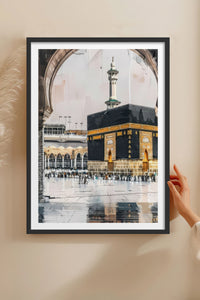 HOMEPACK Ahşap Çerçeveli Tablo Çerçeveli Poster Sanatsal Modern Duvar Dekoru TK-1215