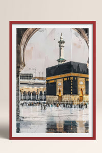 HOMEPACK Ahşap Çerçeveli Tablo Çerçeveli Poster Sanatsal Modern Duvar Dekoru TK-1215