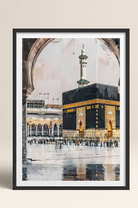 HOMEPACK Ahşap Çerçeveli Tablo Çerçeveli Poster Sanatsal Modern Duvar Dekoru TK-1215