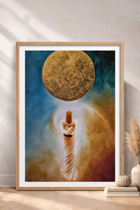 HOMEPACK Ahşap Çerçeveli Tablo Çerçeveli Poster Sanatsal Modern Duvar Dekoru TK-1224