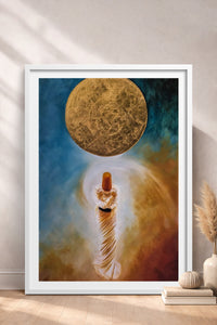 HOMEPACK Ahşap Çerçeveli Tablo Çerçeveli Poster Sanatsal Modern Duvar Dekoru TK-1224
