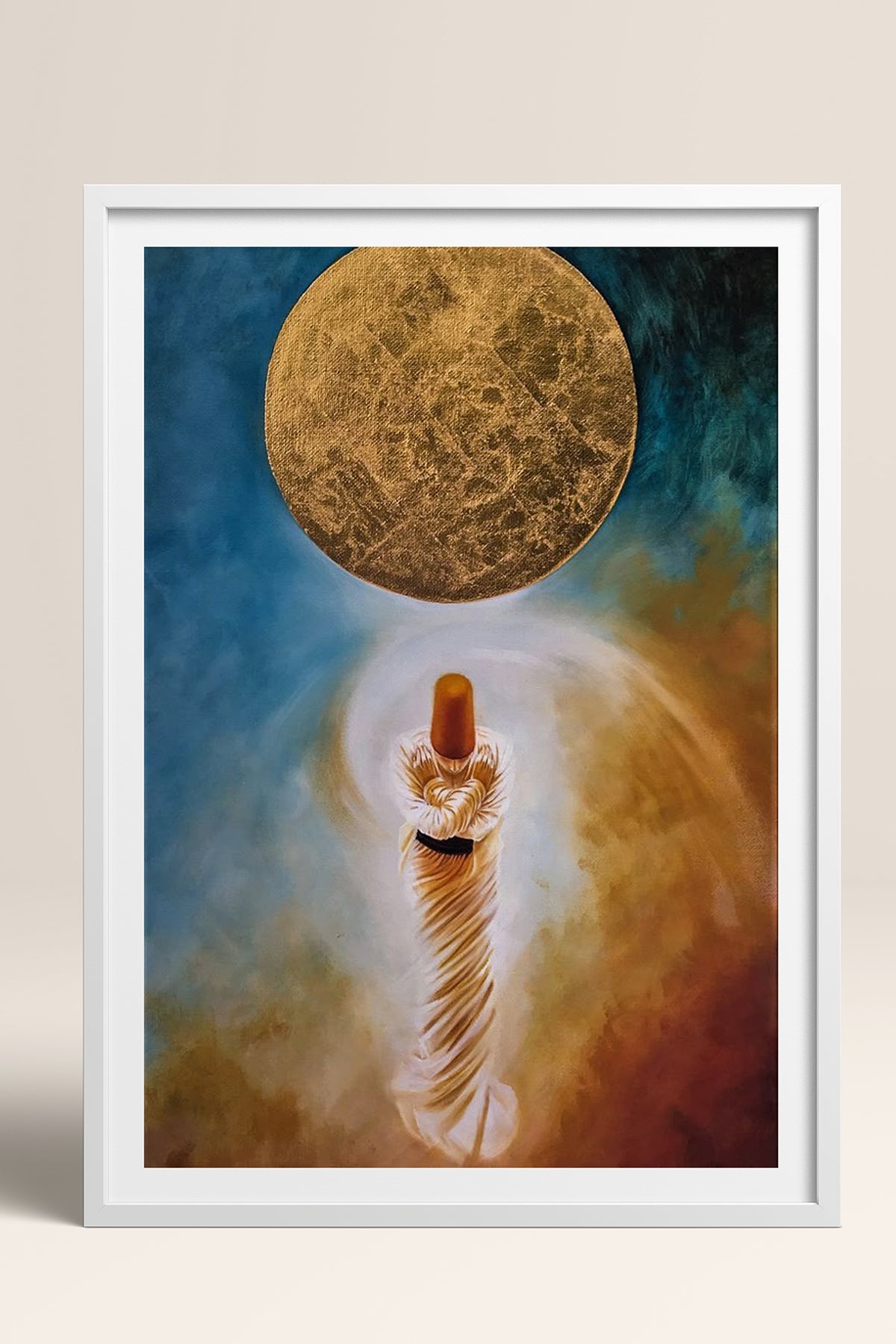 HOMEPACK Ahşap Çerçeveli Tablo Çerçeveli Poster Sanatsal Modern Duvar Dekoru TK-1224