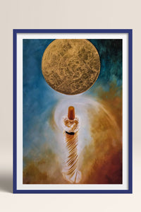 HOMEPACK Ahşap Çerçeveli Tablo Çerçeveli Poster Sanatsal Modern Duvar Dekoru TK-1224