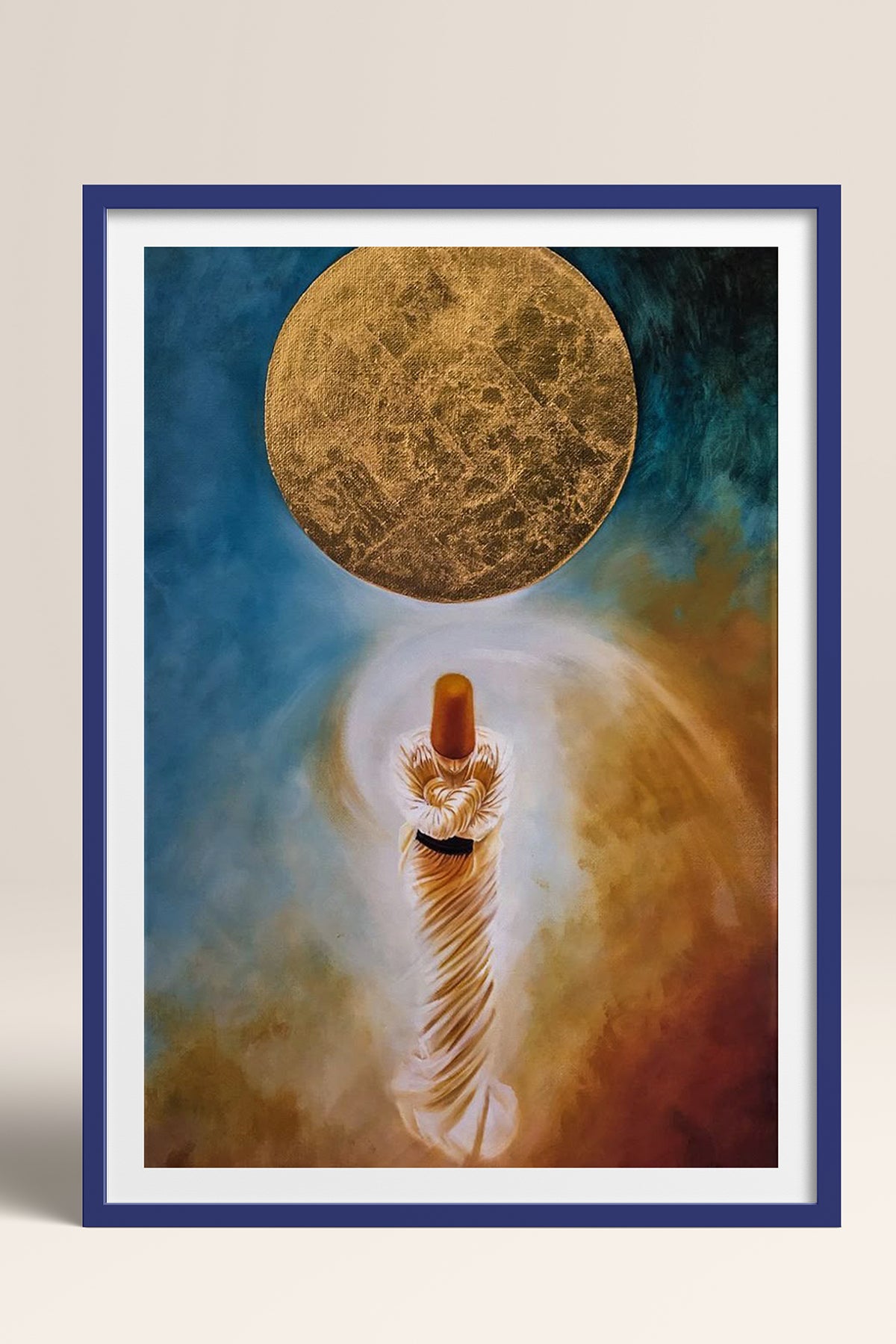 HOMEPACK Ahşap Çerçeveli Tablo Çerçeveli Poster Sanatsal Modern Duvar Dekoru TK-1224