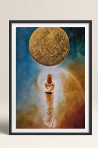 HOMEPACK Ahşap Çerçeveli Tablo Çerçeveli Poster Sanatsal Modern Duvar Dekoru TK-1224