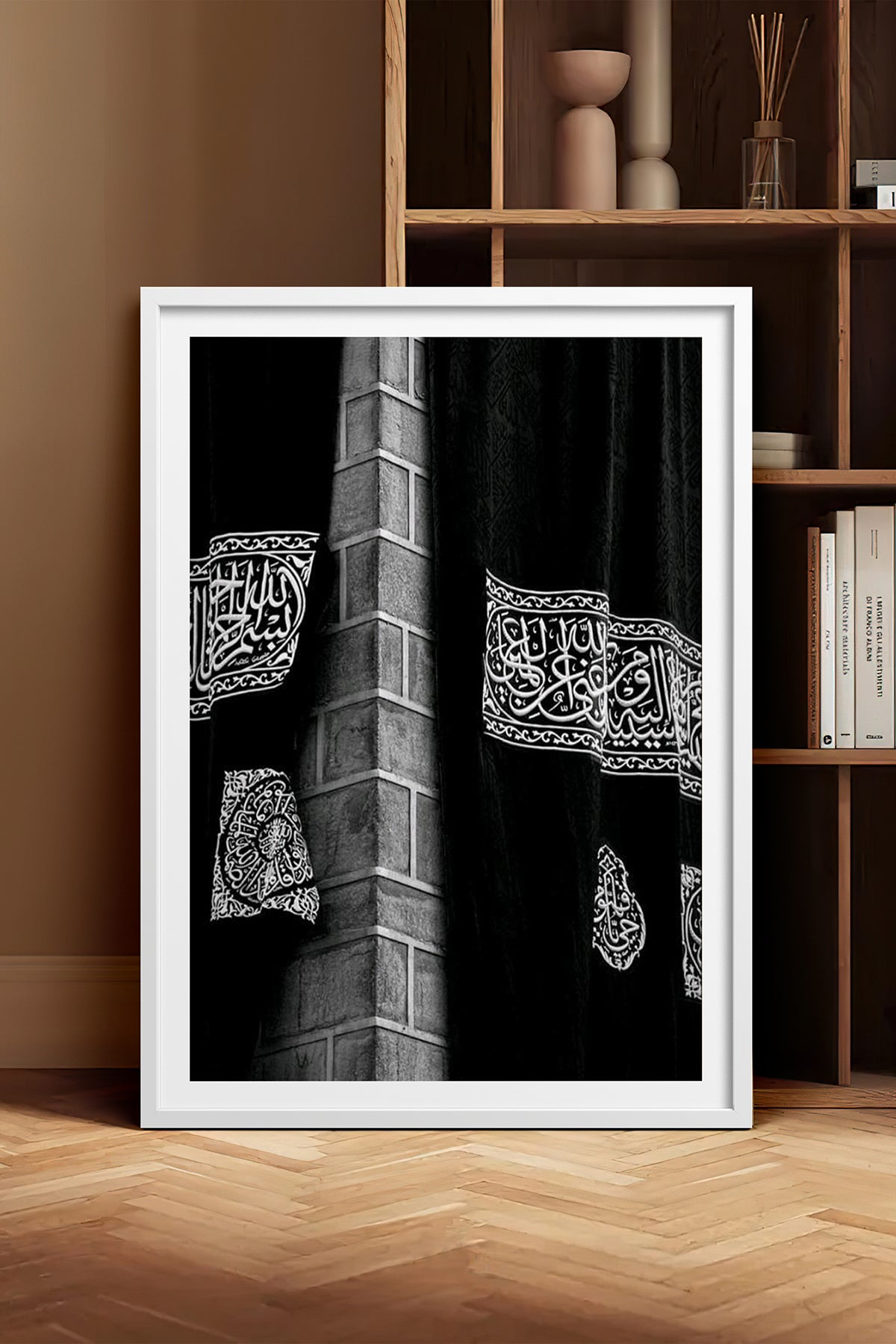 HOMEPACK Ahşap Çerçeveli Tablo Çerçeveli Poster Sanatsal Modern Duvar Dekoru TK-1230