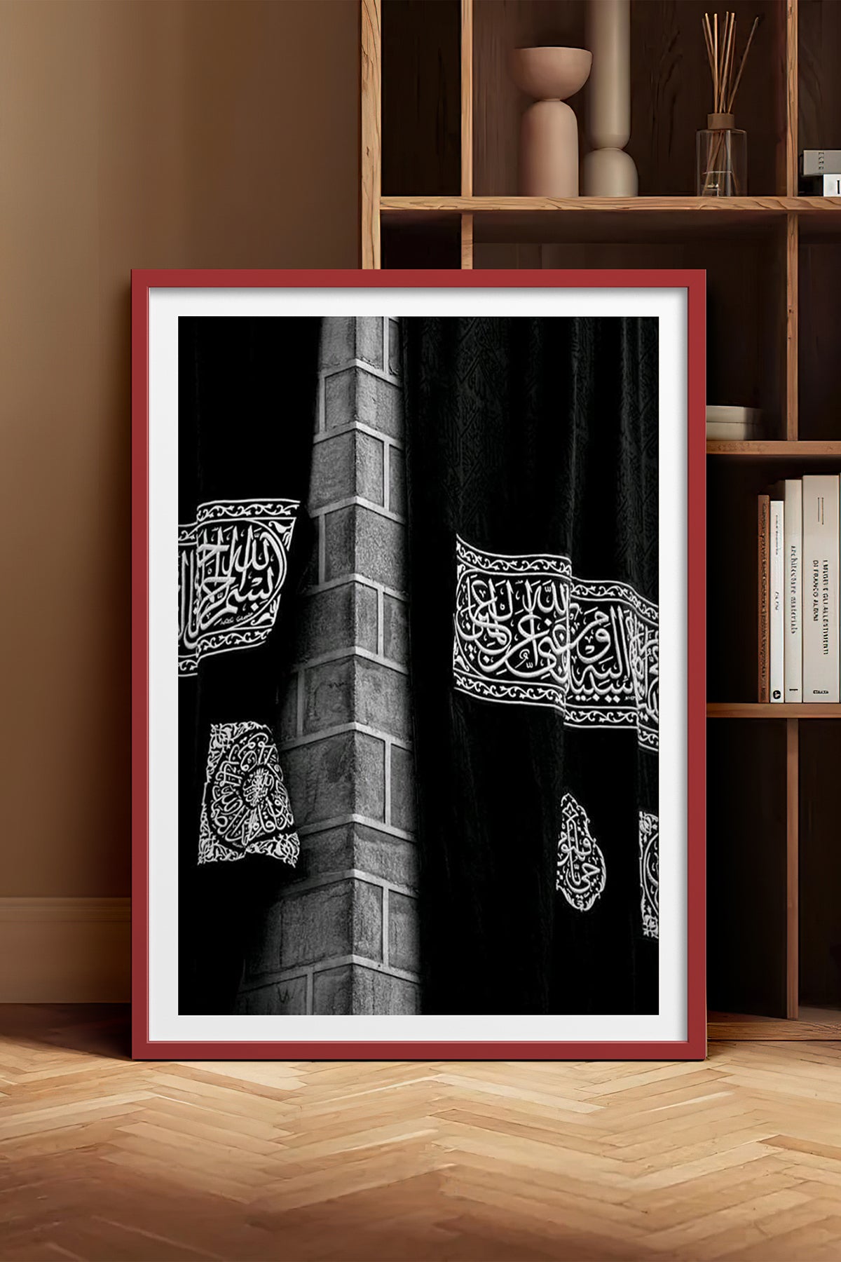 HOMEPACK Ahşap Çerçeveli Tablo Çerçeveli Poster Sanatsal Modern Duvar Dekoru TK-1230