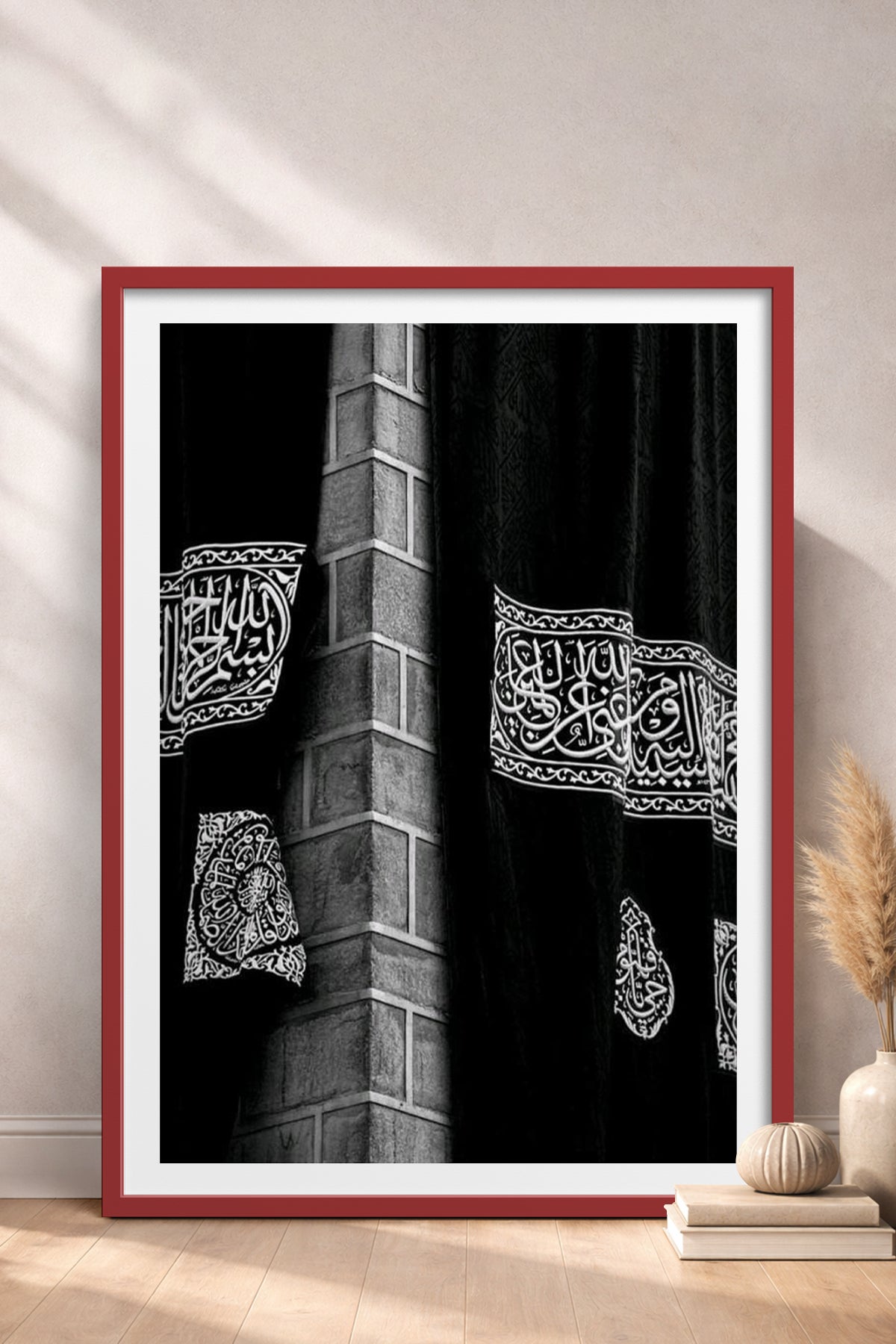 HOMEPACK Ahşap Çerçeveli Tablo Çerçeveli Poster Sanatsal Modern Duvar Dekoru TK-1230