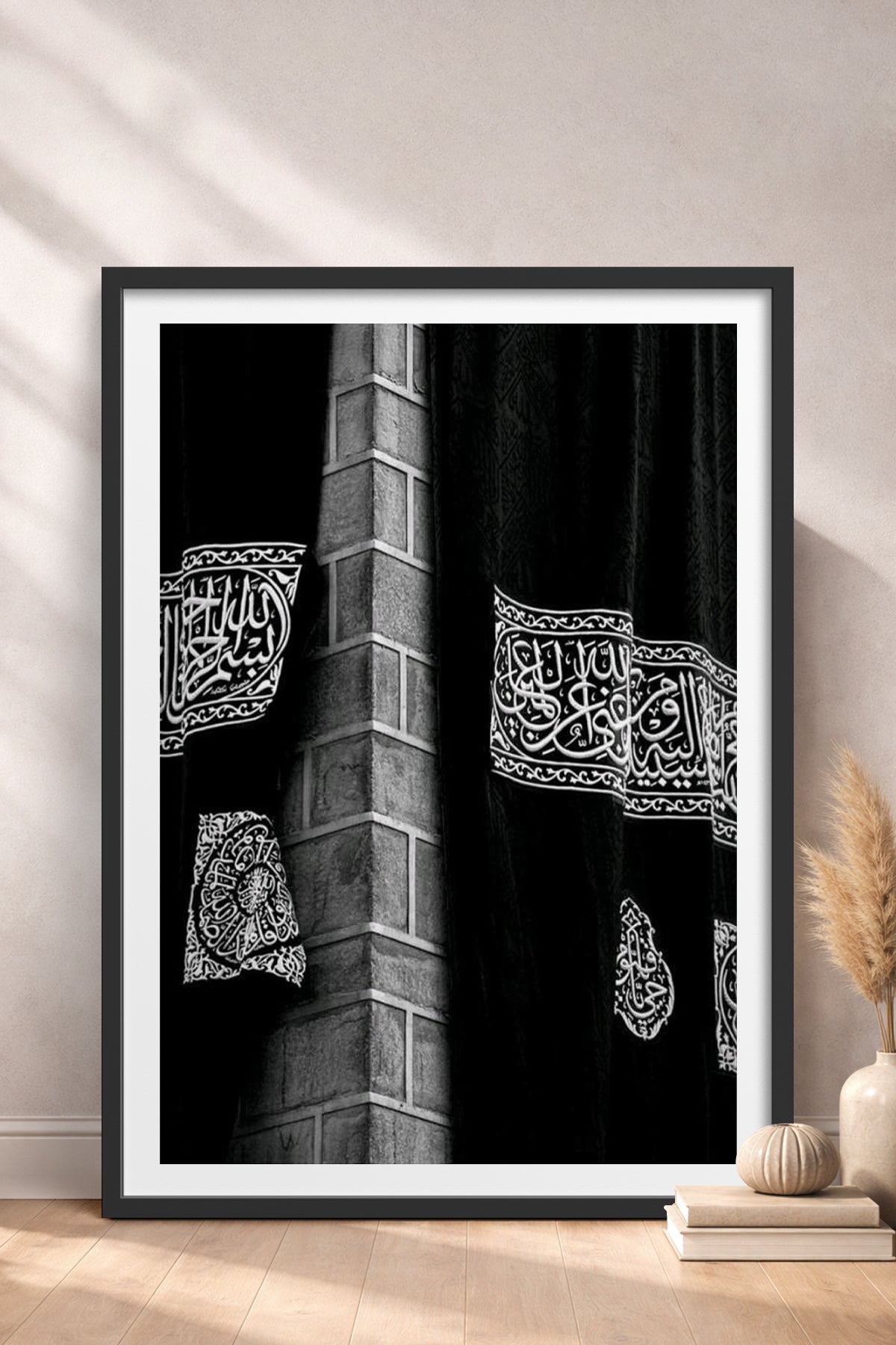 HOMEPACK Ahşap Çerçeveli Tablo Çerçeveli Poster Sanatsal Modern Duvar Dekoru TK-1230