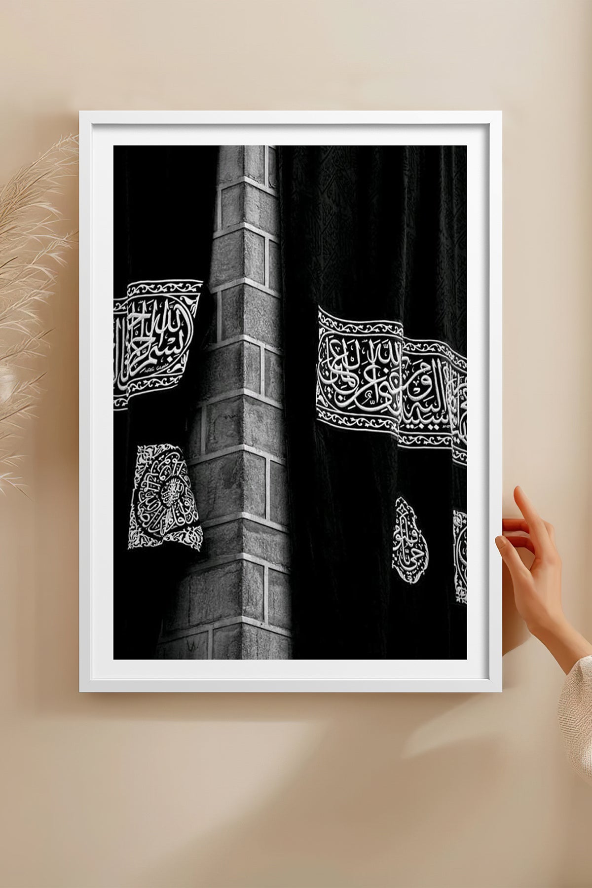 HOMEPACK Ahşap Çerçeveli Tablo Çerçeveli Poster Sanatsal Modern Duvar Dekoru TK-1230