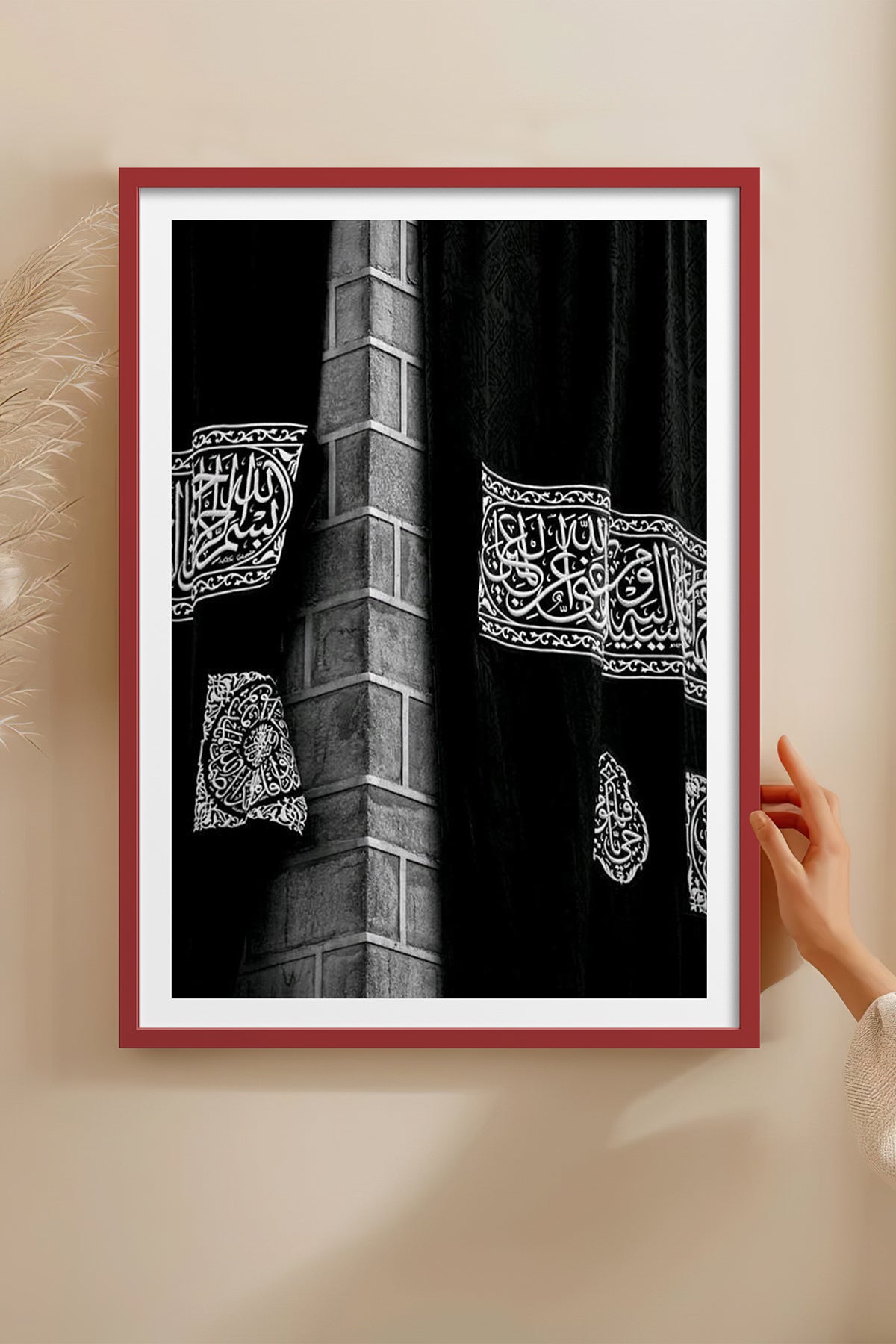 HOMEPACK Ahşap Çerçeveli Tablo Çerçeveli Poster Sanatsal Modern Duvar Dekoru TK-1230