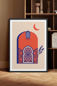 HOMEPACK Ahşap Çerçeveli Tablo Çerçeveli Poster Sanatsal Modern Duvar Dekoru TK-1235