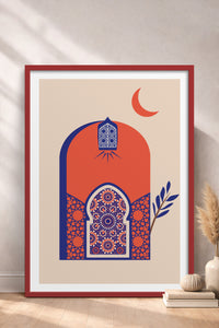 HOMEPACK Ahşap Çerçeveli Tablo Çerçeveli Poster Sanatsal Modern Duvar Dekoru TK-1235