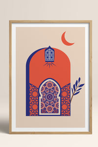 HOMEPACK Ahşap Çerçeveli Tablo Çerçeveli Poster Sanatsal Modern Duvar Dekoru TK-1235