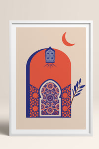 HOMEPACK Ahşap Çerçeveli Tablo Çerçeveli Poster Sanatsal Modern Duvar Dekoru TK-1235