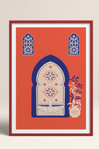 HOMEPACK Ahşap Çerçeveli Tablo Çerçeveli Poster Sanatsal Modern Duvar Dekoru TK-1236