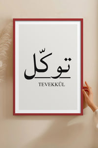 HOMEPACK Ahşap Çerçeveli Tablo Çerçeveli Poster Sanatsal Modern Duvar Dekoru TK-1242