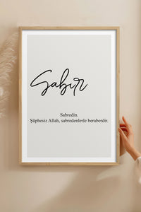 HOMEPACK Ahşap Çerçeveli Tablo Çerçeveli Poster Sanatsal Modern Duvar Dekoru TK-1243