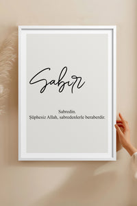 HOMEPACK Ahşap Çerçeveli Tablo Çerçeveli Poster Sanatsal Modern Duvar Dekoru TK-1243