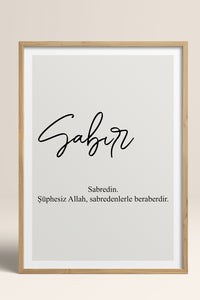 HOMEPACK Ahşap Çerçeveli Tablo Çerçeveli Poster Sanatsal Modern Duvar Dekoru TK-1243