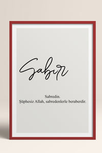 HOMEPACK Ahşap Çerçeveli Tablo Çerçeveli Poster Sanatsal Modern Duvar Dekoru TK-1243
