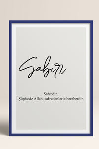 HOMEPACK Ahşap Çerçeveli Tablo Çerçeveli Poster Sanatsal Modern Duvar Dekoru TK-1243