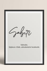 HOMEPACK Ahşap Çerçeveli Tablo Çerçeveli Poster Sanatsal Modern Duvar Dekoru TK-1243