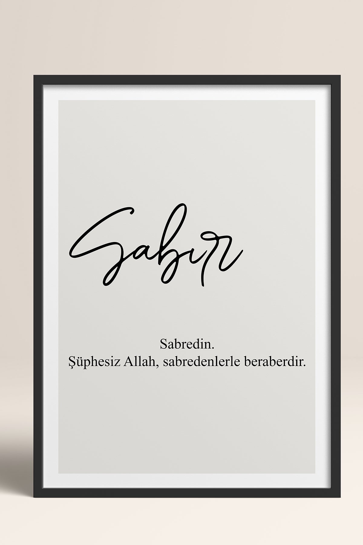 HOMEPACK Ahşap Çerçeveli Tablo Çerçeveli Poster Sanatsal Modern Duvar Dekoru TK-1243