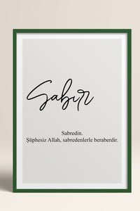 HOMEPACK Ahşap Çerçeveli Tablo Çerçeveli Poster Sanatsal Modern Duvar Dekoru TK-1243