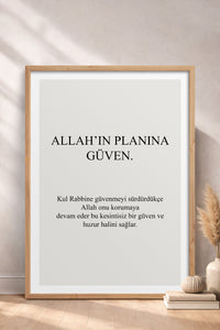 HOMEPACK Ahşap Çerçeveli Tablo Çerçeveli Poster Sanatsal Modern Duvar Dekoru TK-1244