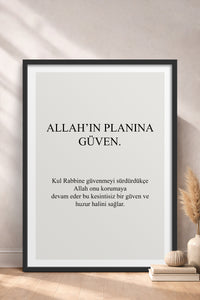 HOMEPACK Ahşap Çerçeveli Tablo Çerçeveli Poster Sanatsal Modern Duvar Dekoru TK-1244