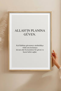 HOMEPACK Ahşap Çerçeveli Tablo Çerçeveli Poster Sanatsal Modern Duvar Dekoru TK-1244