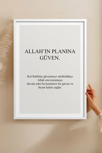 HOMEPACK Ahşap Çerçeveli Tablo Çerçeveli Poster Sanatsal Modern Duvar Dekoru TK-1244