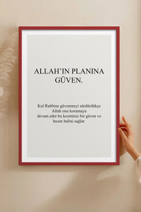 HOMEPACK Ahşap Çerçeveli Tablo Çerçeveli Poster Sanatsal Modern Duvar Dekoru TK-1244