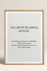HOMEPACK Ahşap Çerçeveli Tablo Çerçeveli Poster Sanatsal Modern Duvar Dekoru TK-1244