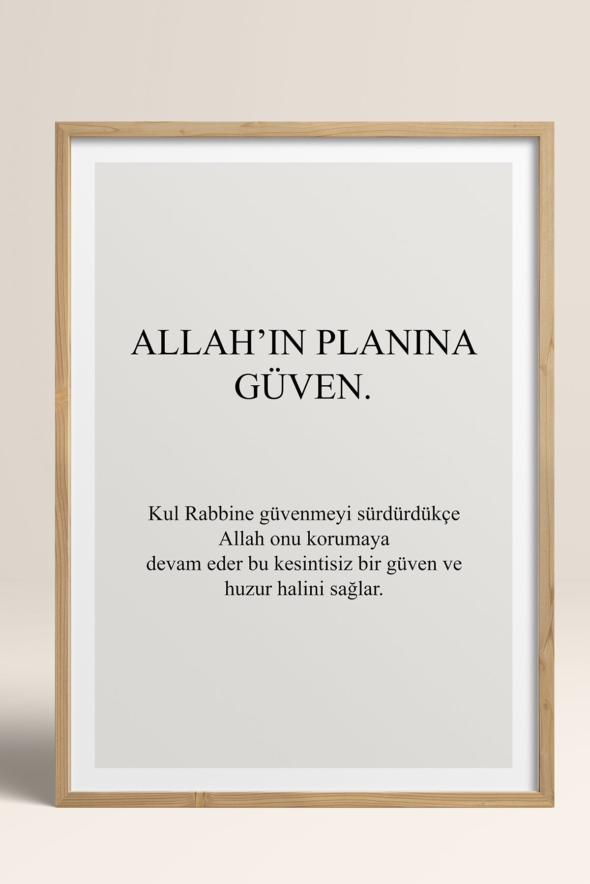 HOMEPACK Ahşap Çerçeveli Tablo Çerçeveli Poster Sanatsal Modern Duvar Dekoru TK-1244