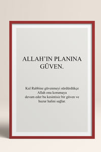 HOMEPACK Ahşap Çerçeveli Tablo Çerçeveli Poster Sanatsal Modern Duvar Dekoru TK-1244