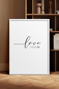 HOMEPACK Ahşap Çerçeveli Tablo Çerçeveli Poster Sanatsal Modern Duvar Dekoru TK-1247